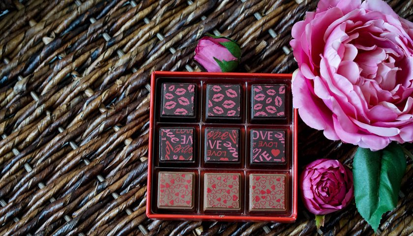 Ruby collection chocolate truffles - Delysia Chocolatier