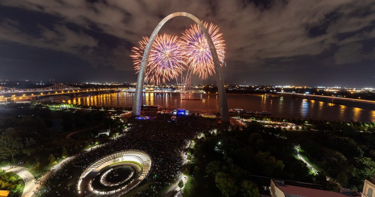 Fireworks Show at the Arch Will Go On Despite ScaledBack Fair Saint