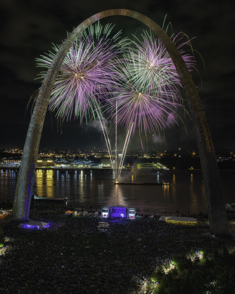 Fireworks Show at the Arch Will Go On Despite ScaledBack Fair Saint